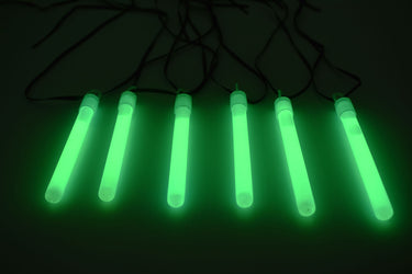 4 inch 10mm Green Glow Sticks- 25 Per Package